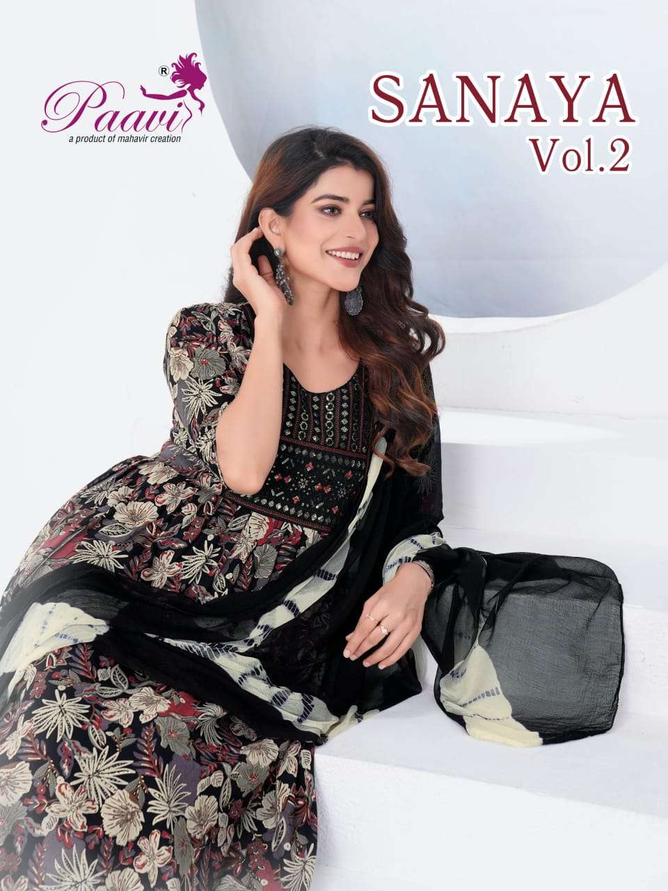 SANAYA VOL 2 SERIES 1001 TO 1008 PAAVI FANCY PRINTED COLLECTION 