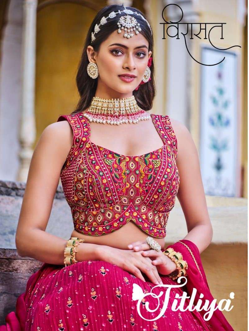 TITLIYA SERIES 1101 TO 1104 BY VIRASAT FANCY STYLISH CHANIYA CHOLI 