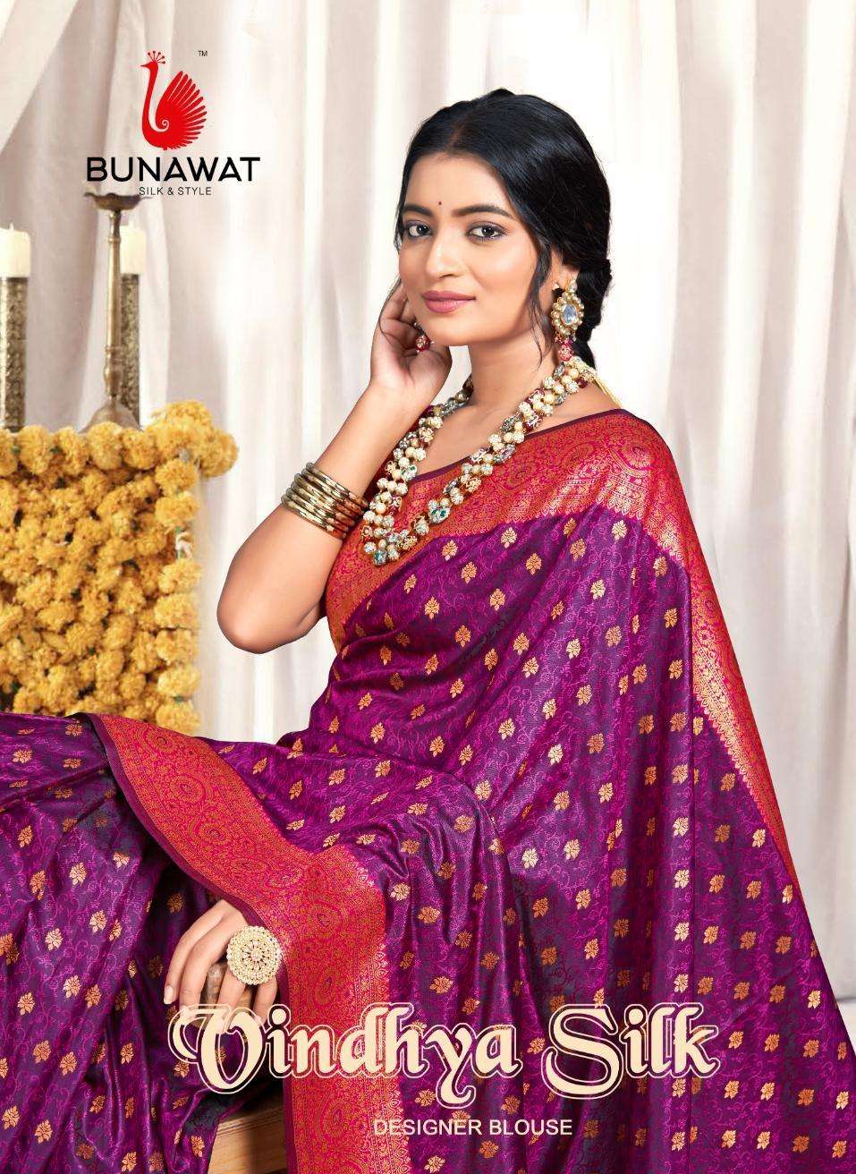 VIDHYA SILK SERIES 1001 TO 1008 BY BUNAWAT 