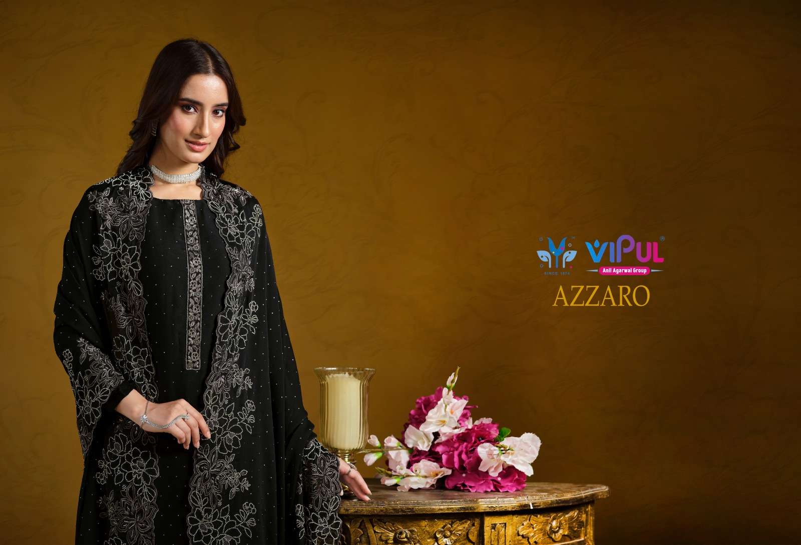 azzaro series 6101 to 6105 by Vipul designer suits 