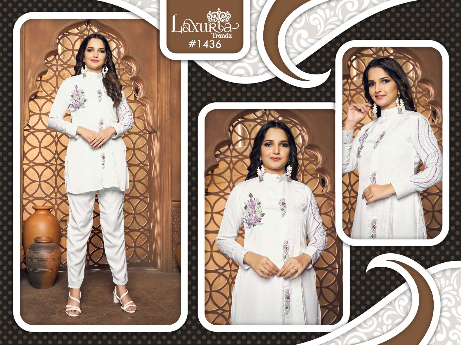 LAXURIA TRENDZ D NO 1436 FANCY CORD SET 