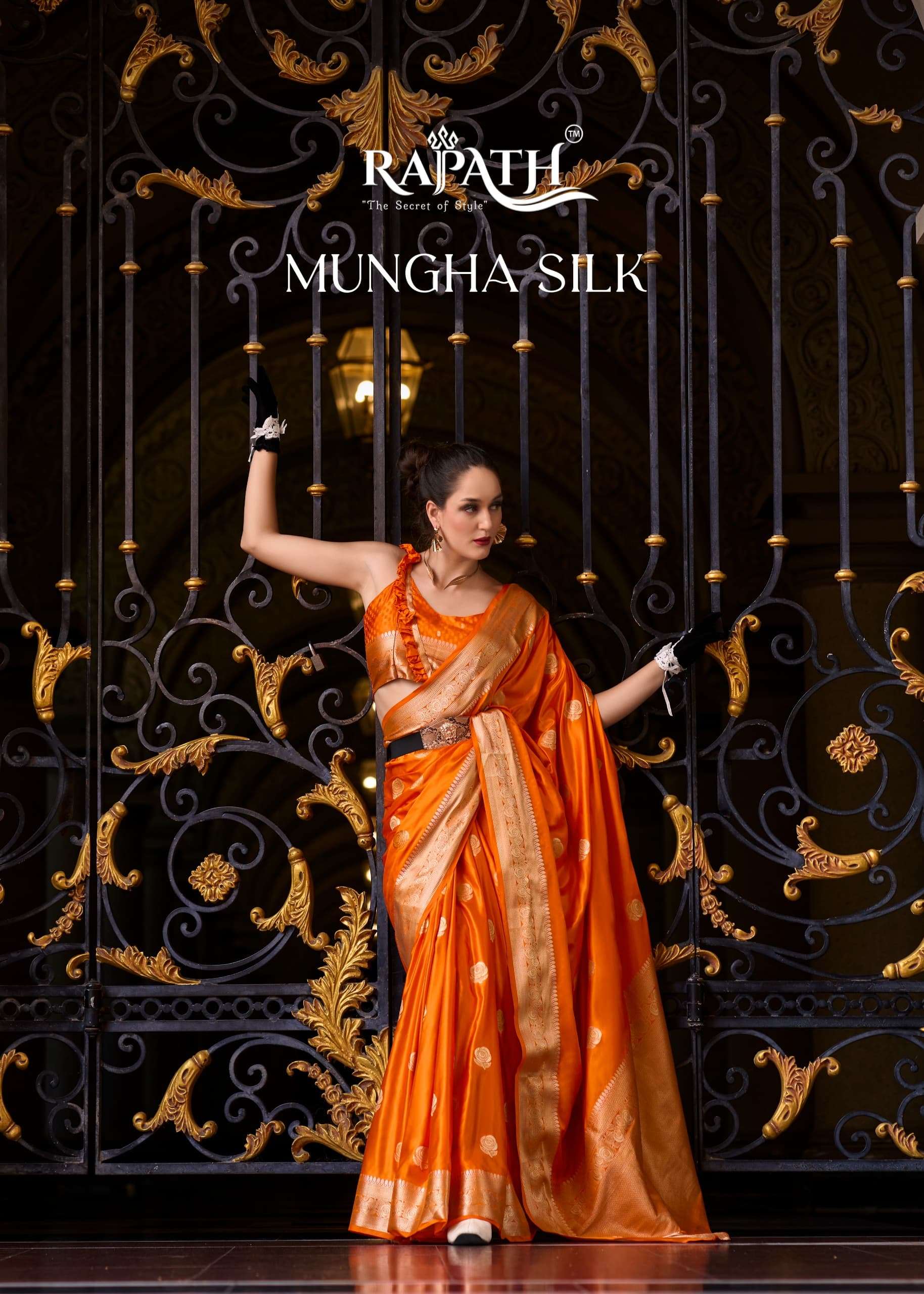 MUNGHA SILK SERIES 730001 TO 730008 BY RAJPATH FABRICS