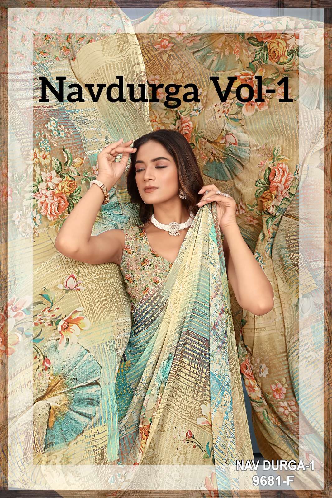 Navdurga Vol 1 Series 6983 A To 9683 H fancy sarees