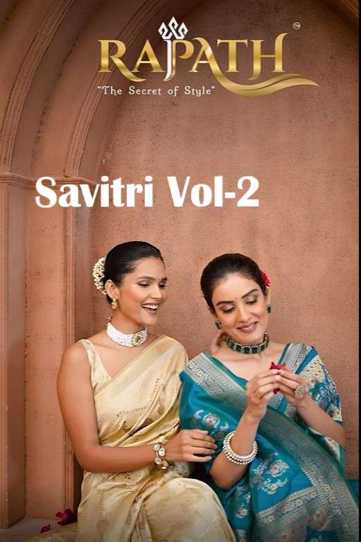 SAVITRI VOL 2 SERIES 980001 TO 980006 BY RAJPATH PURE BANARASI SILK SAREE 