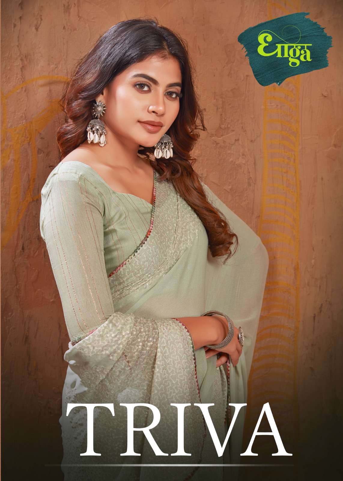 TRIVA SERIES 1001 TO 1008 BY DHAGA BY SR FANCY SAREES 