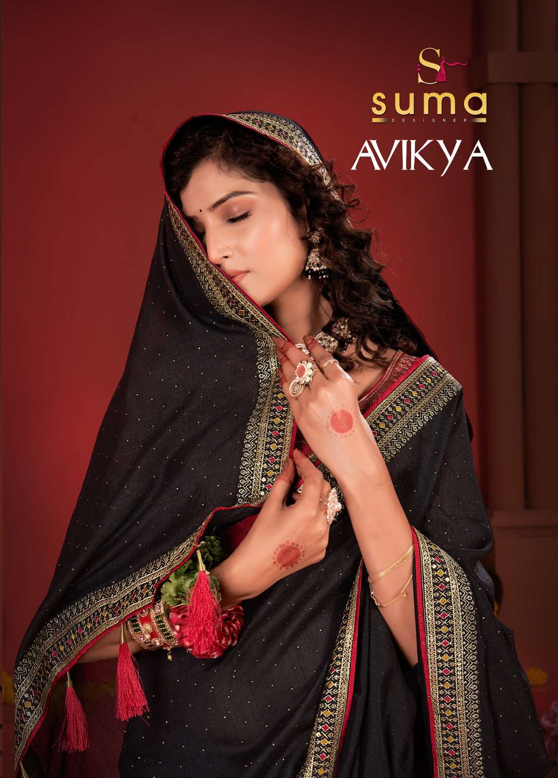 Avikya series 6001 to 6010  by suma designer fancy saree manufacturer surat 