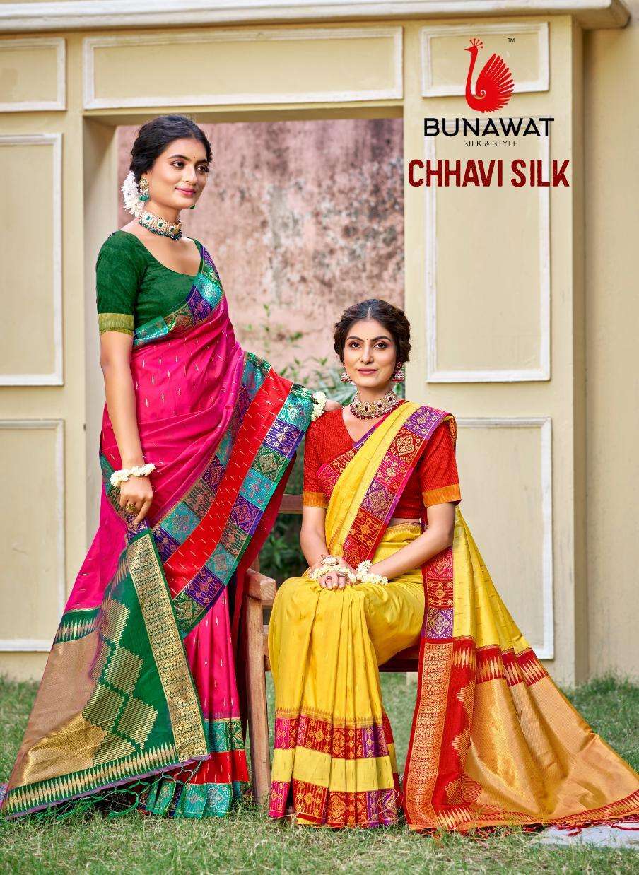 Chhavi silk by bunawat saree manufacturer surat 