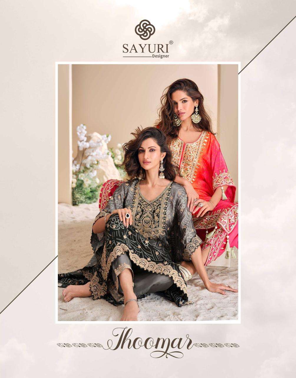 JHOOMAR BY SAYURI DESIGNER PURE VISCOS SUIT MANUFACTURER SURAT