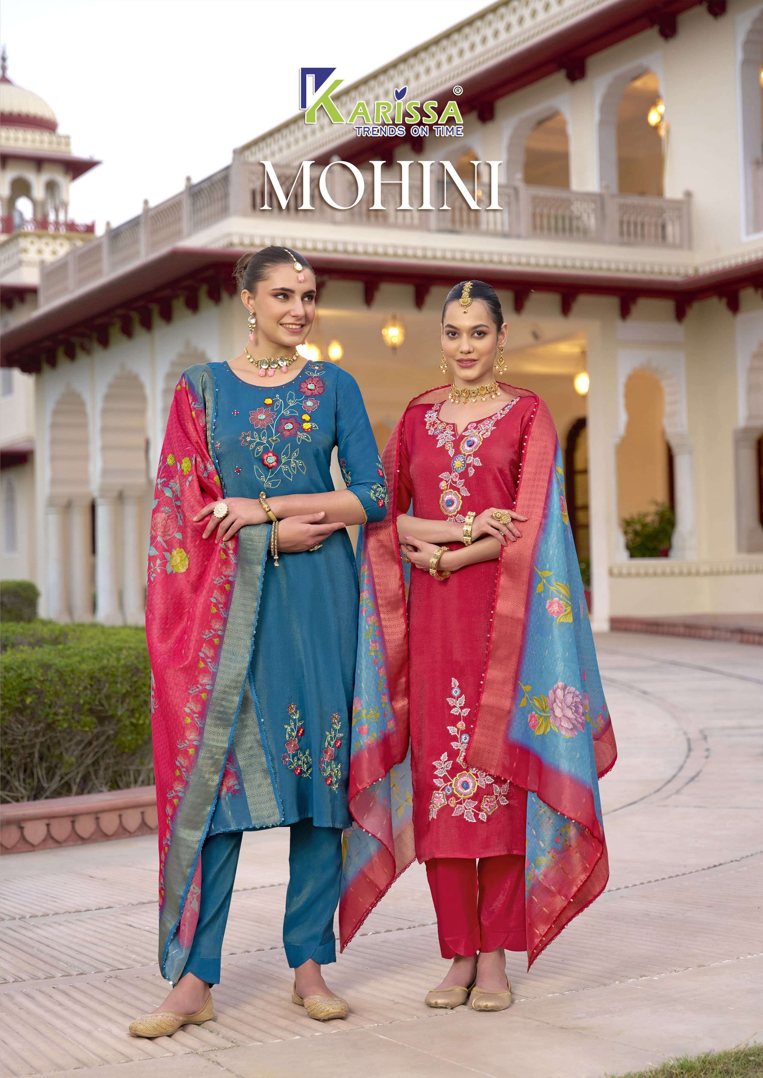 Mohini  by karissa fancy top pant with dupatta manufacturer surat