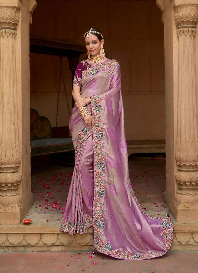 MUGDHA design no 1001 to 1007 by MEEVA  ORGENZA silk saree collection manufacturer surat 