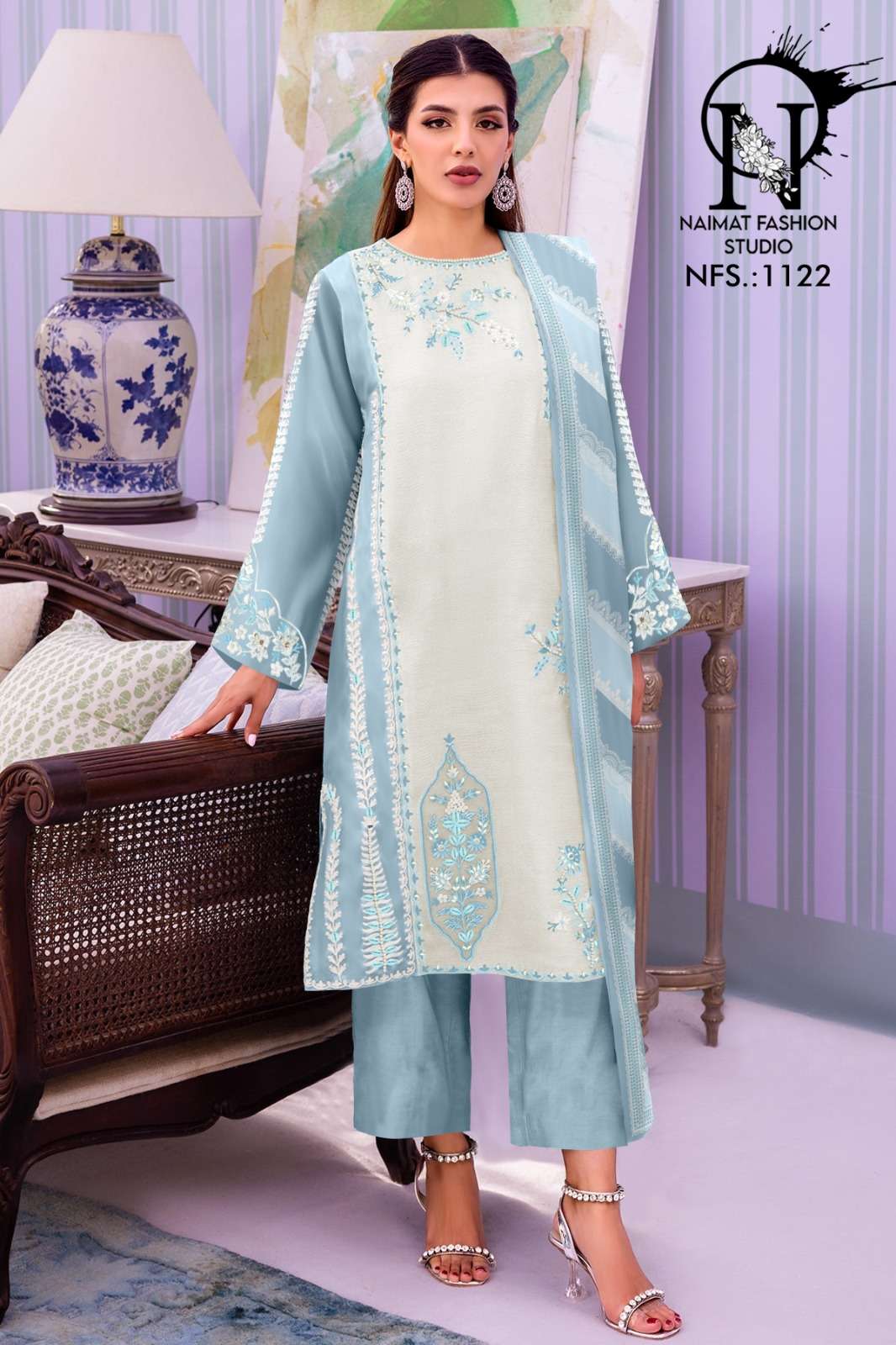 Naimat FASHION STUDIO NFS 1122 Designer  Luxury Tunic suit collection manufacturer surat 