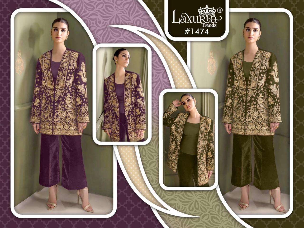 NEW DESIGN 1474 Launch BY LAXURIA TRENDZ 