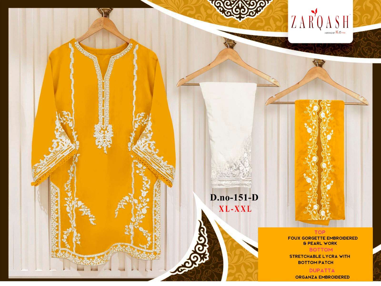 NEW DESIGN 151 BY ZARQASH READYMADE COLLECTION 