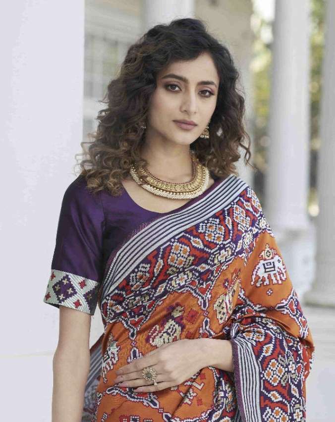 New exclusive patola vol 7 silk saree collection by shubhvastra manufactur surat 