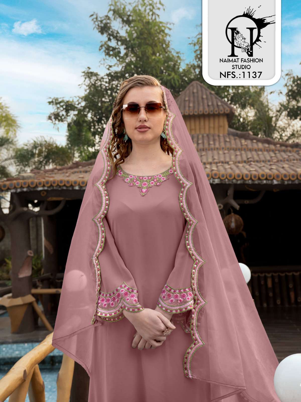 NFS 1137 by Naimat Fashoin Studio beautiful top and Classic Garara kurti collection manufacturer