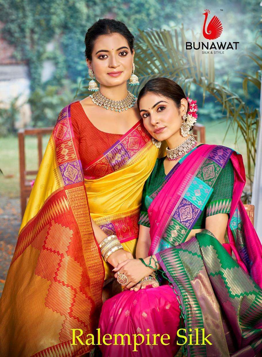 RALEMPIRE SILK SERIES 1001 TO 1006 BY BUNAWAT SILK SAREE COLLECTION 