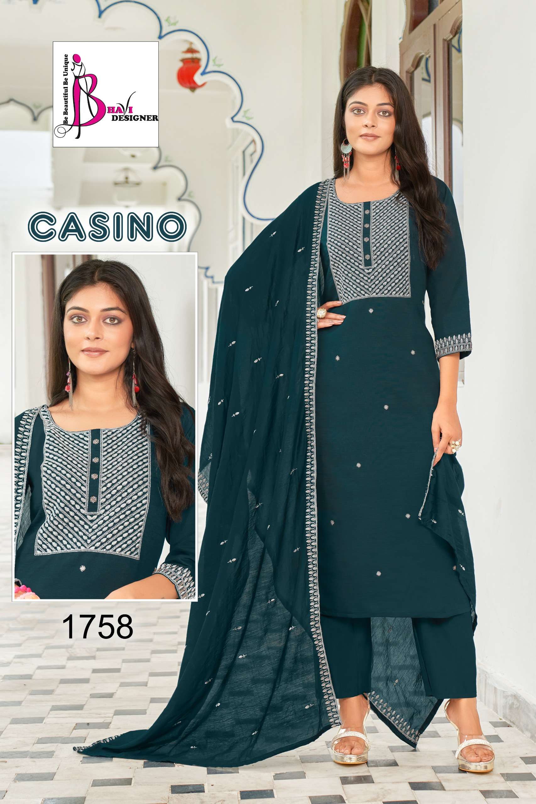 CASINO by Bhavi designer suit collection manufacturer surat 