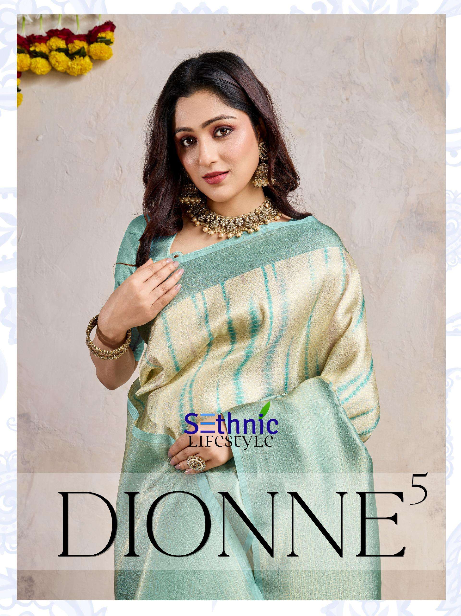 Dionne Vol 5 Series  22024 To 22027 by Sethnic Lifestyle  Soft Banarasi silk saree collection manufa...