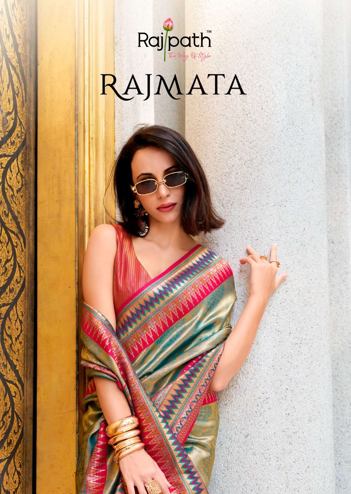 Rajmata Series 143 TO 148 by Rajpath Tissue Silk saree collection manufacturer surat 