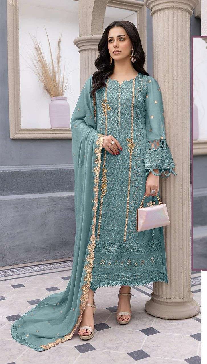 ROSEMEEN D NO C 1586 by FEPIC GEORGETTE Suit collection manufacturer surat 