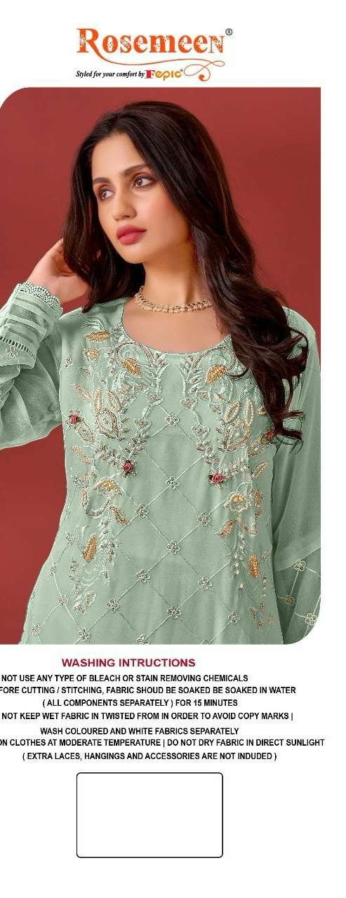 ROSEMEEN D NO C 1665 by FEPIC GEORGETTE suit collection manufacturer surat 