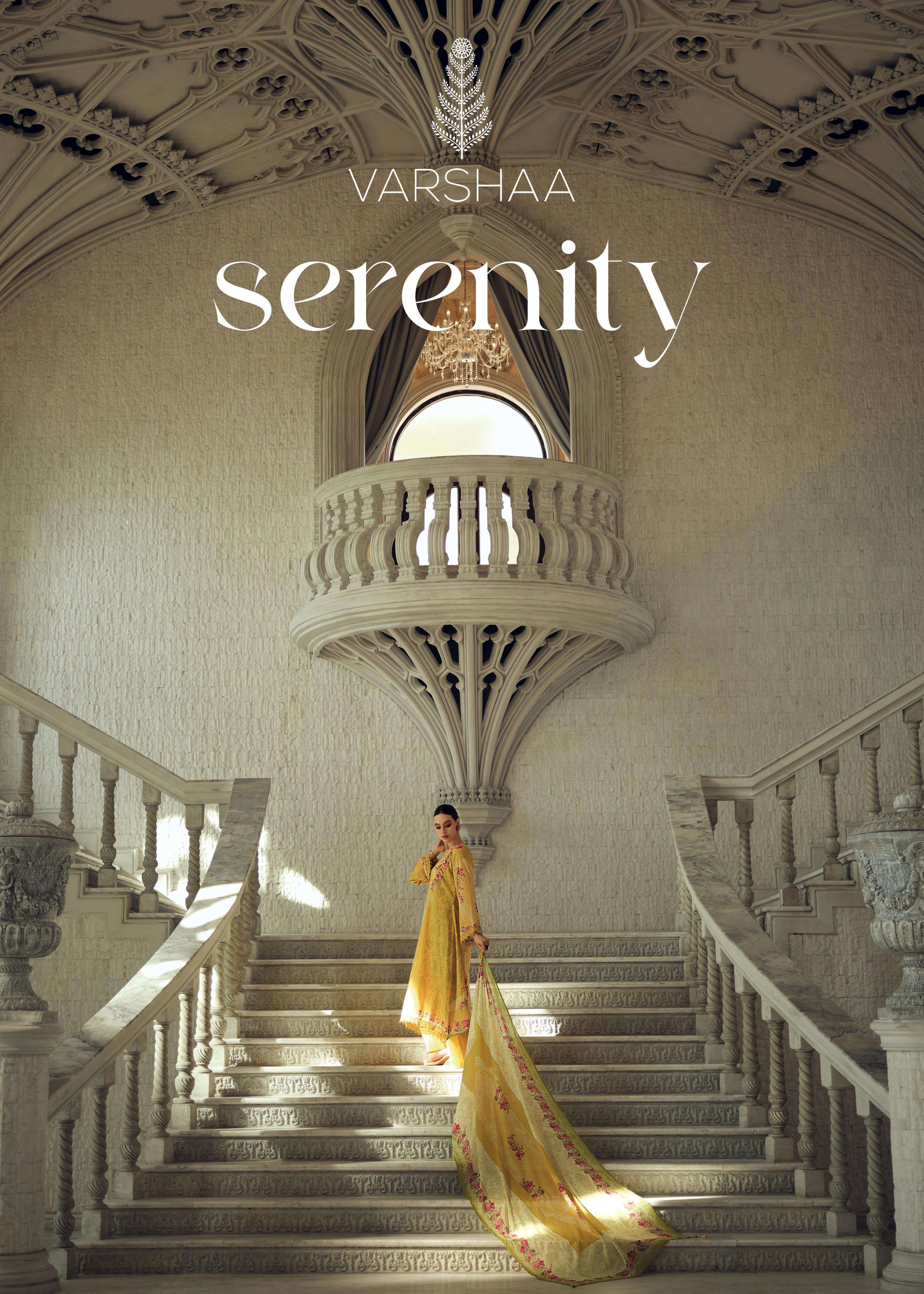 Serenity by varshaa cotton printed suit collection manufacturer surat 