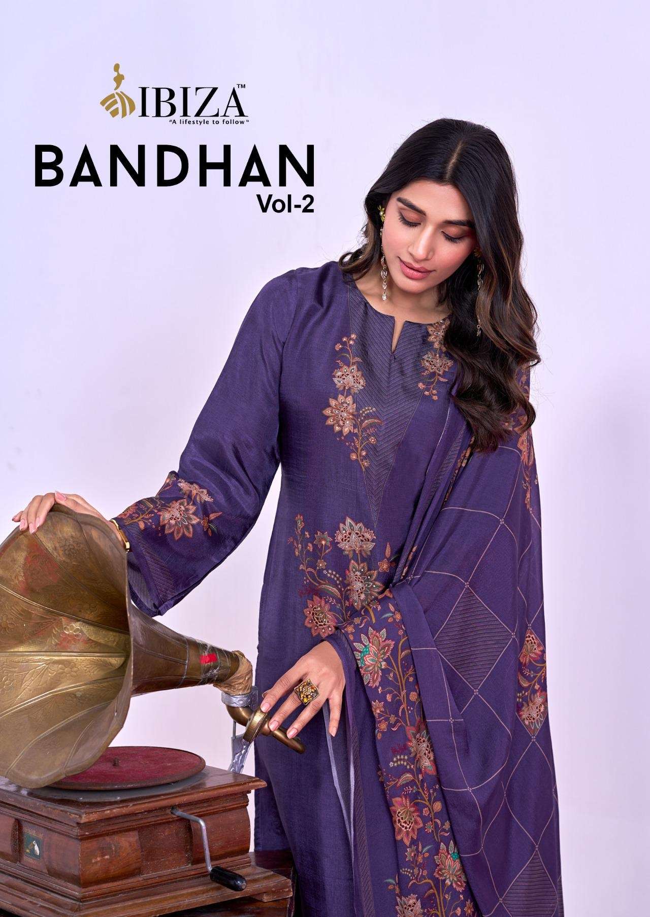 BANDHAN VOL 2 by  IBIZA LIFESTYLE  suit collection manufacturer surat 