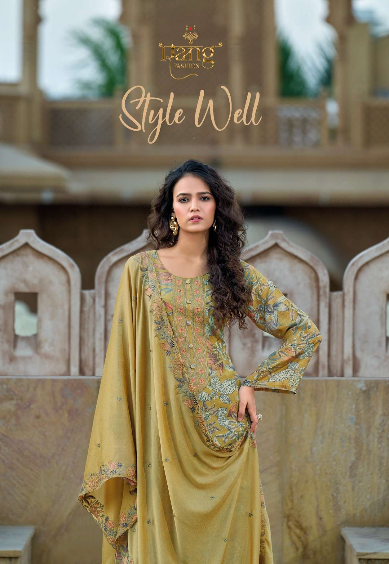 STYLE WELL by RANG FASHION Digital print kurti collection manufacturer surat 