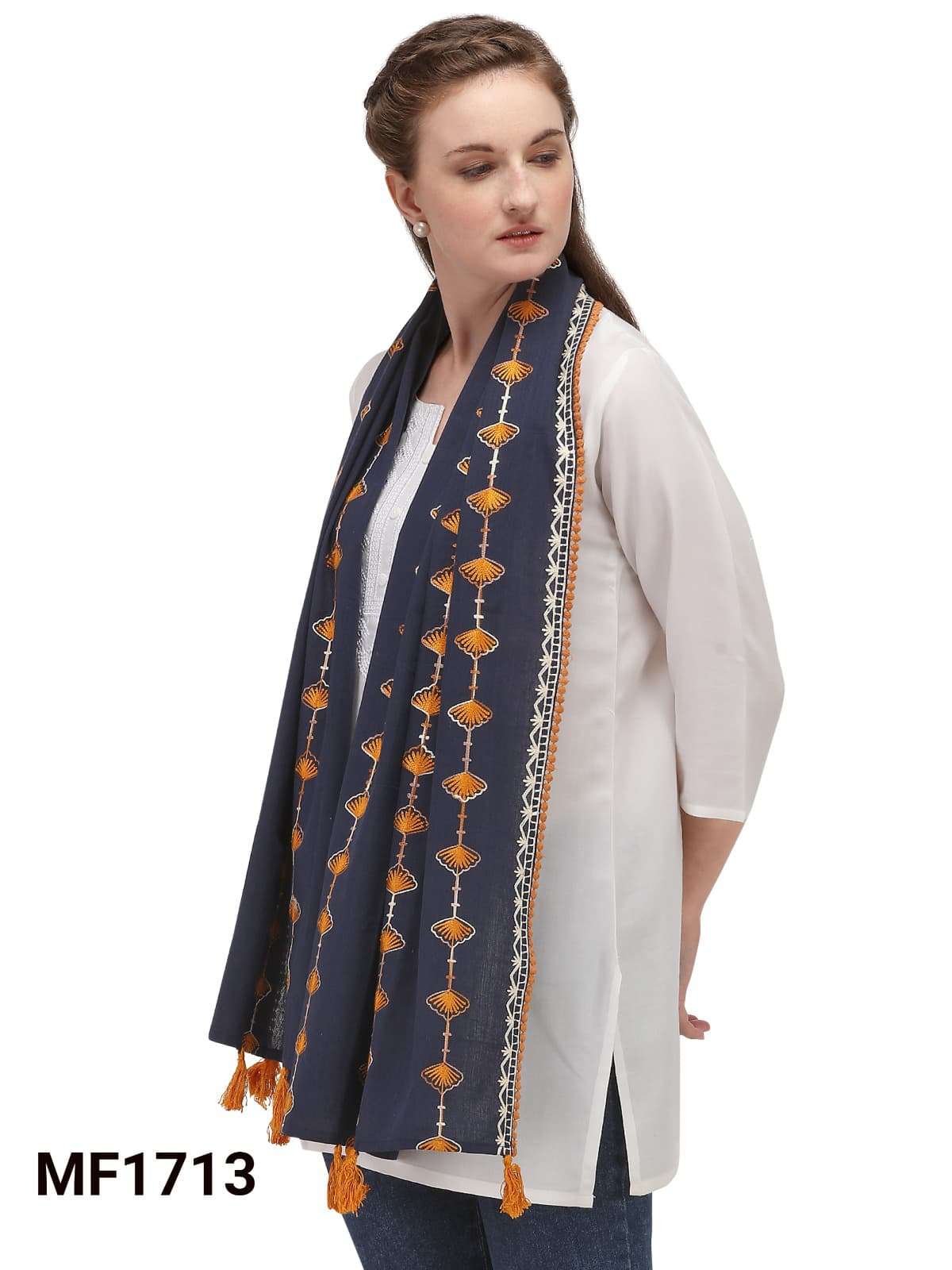 Mesmoras khadi stoles  Kurti collection manufacturer surat 