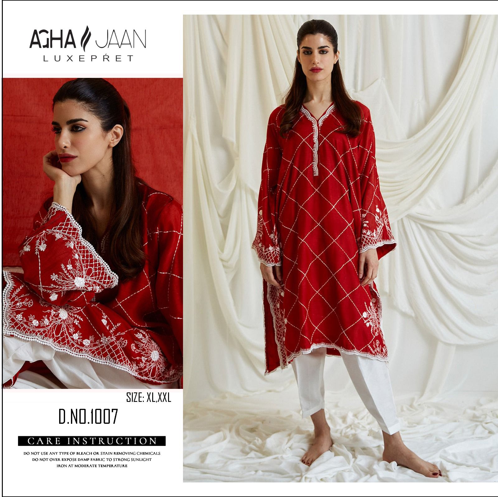 Agha Jaan New Design 1007 Redymade Collection