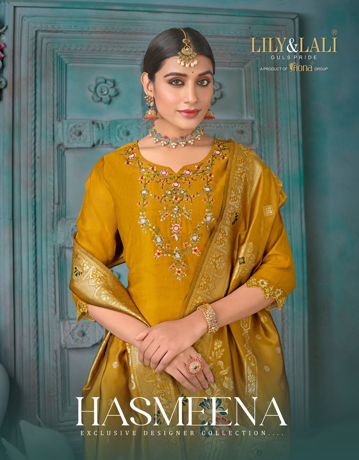 Hasmeena Lily And Lali Handwork Kurti Bottom Duppata Collection