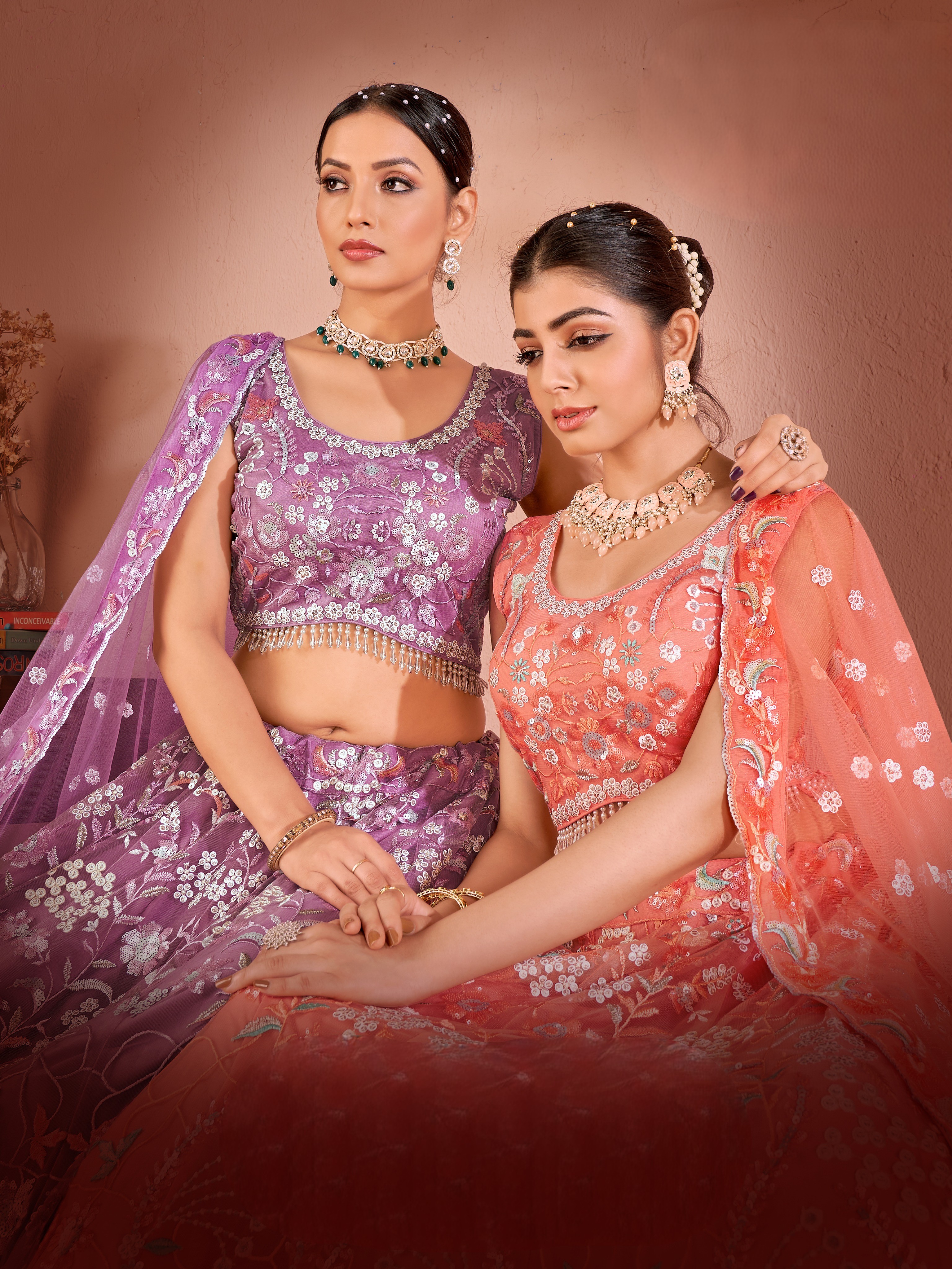 Anantesh Lifestyle New Launching Festivals Vol 1 Series 7001 To 7004 Redymade Lehengacholi Wedding S...