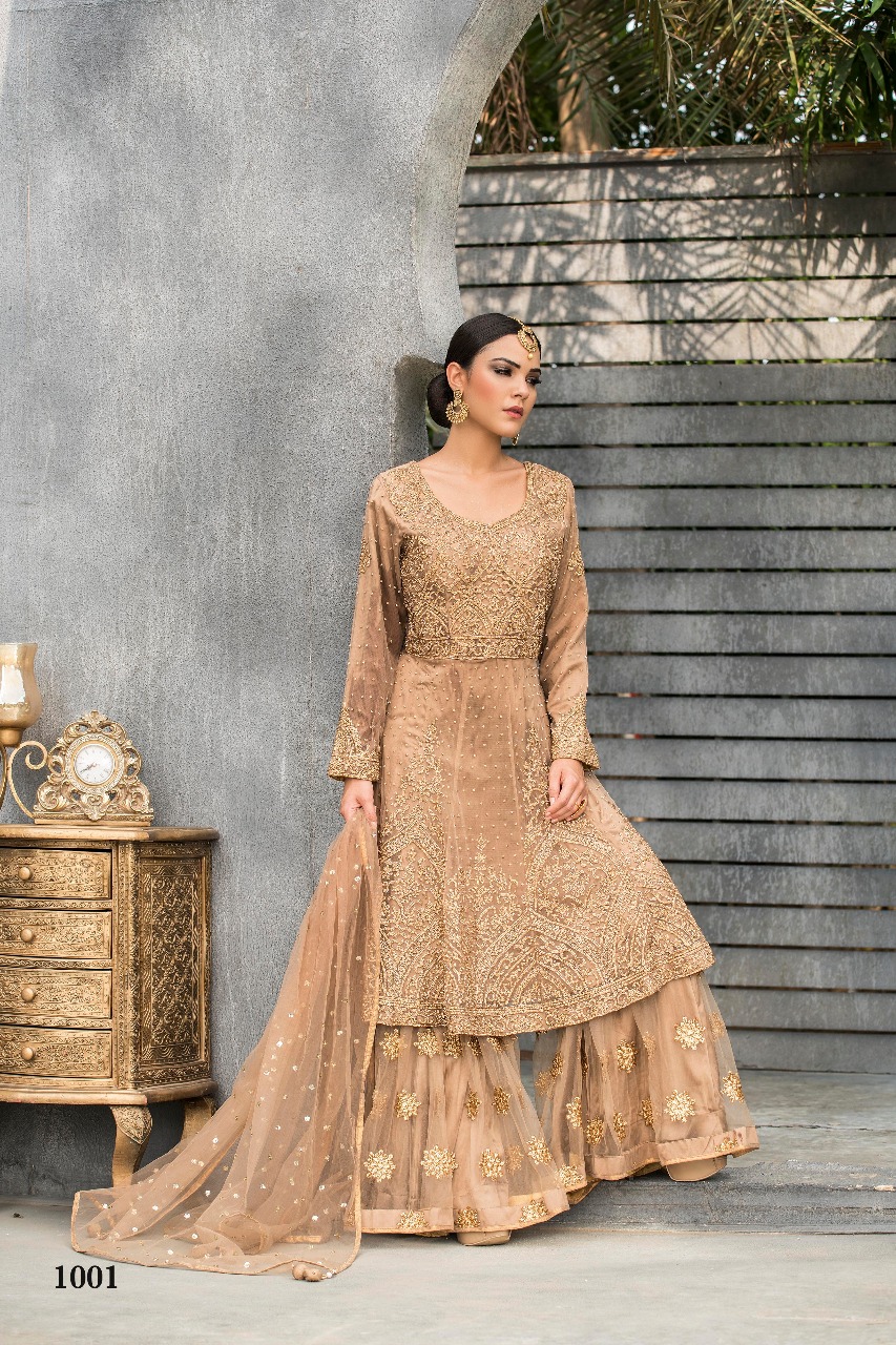 New Designer Bridal Heavy Party Wear Sarara Suit Collection Single And Multipal Available Book Now