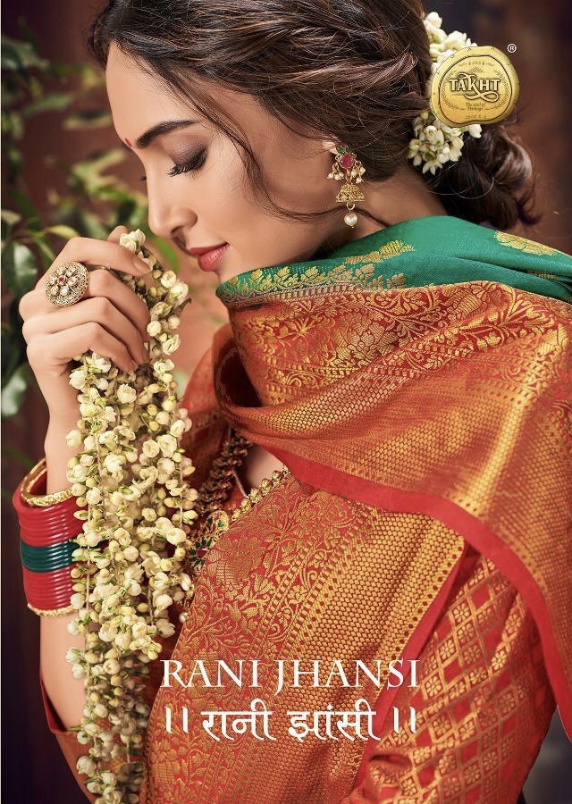 Rani Jhansi By Raj Sanskar 501 Series Fancy Weaving Silk Saree Collection Wholesaler Surat