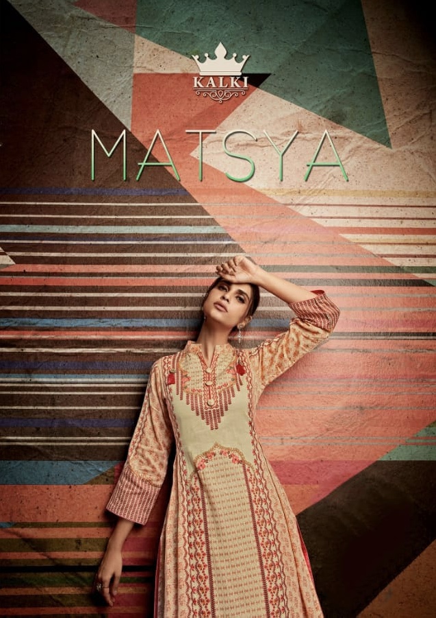 Jam Silk 2018 Matsya By Kalki 1001 Series Jam Silk Printed Salwar Kameez Catlog Wholesale Dealer Sur...