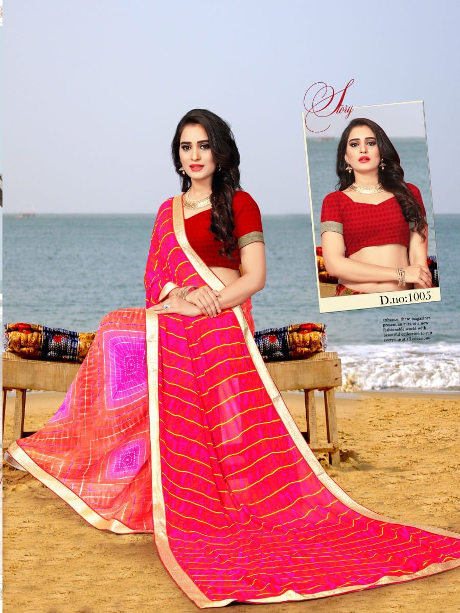 Lehriya Sarees By Nitya Nx Wholesale Supplier Surat