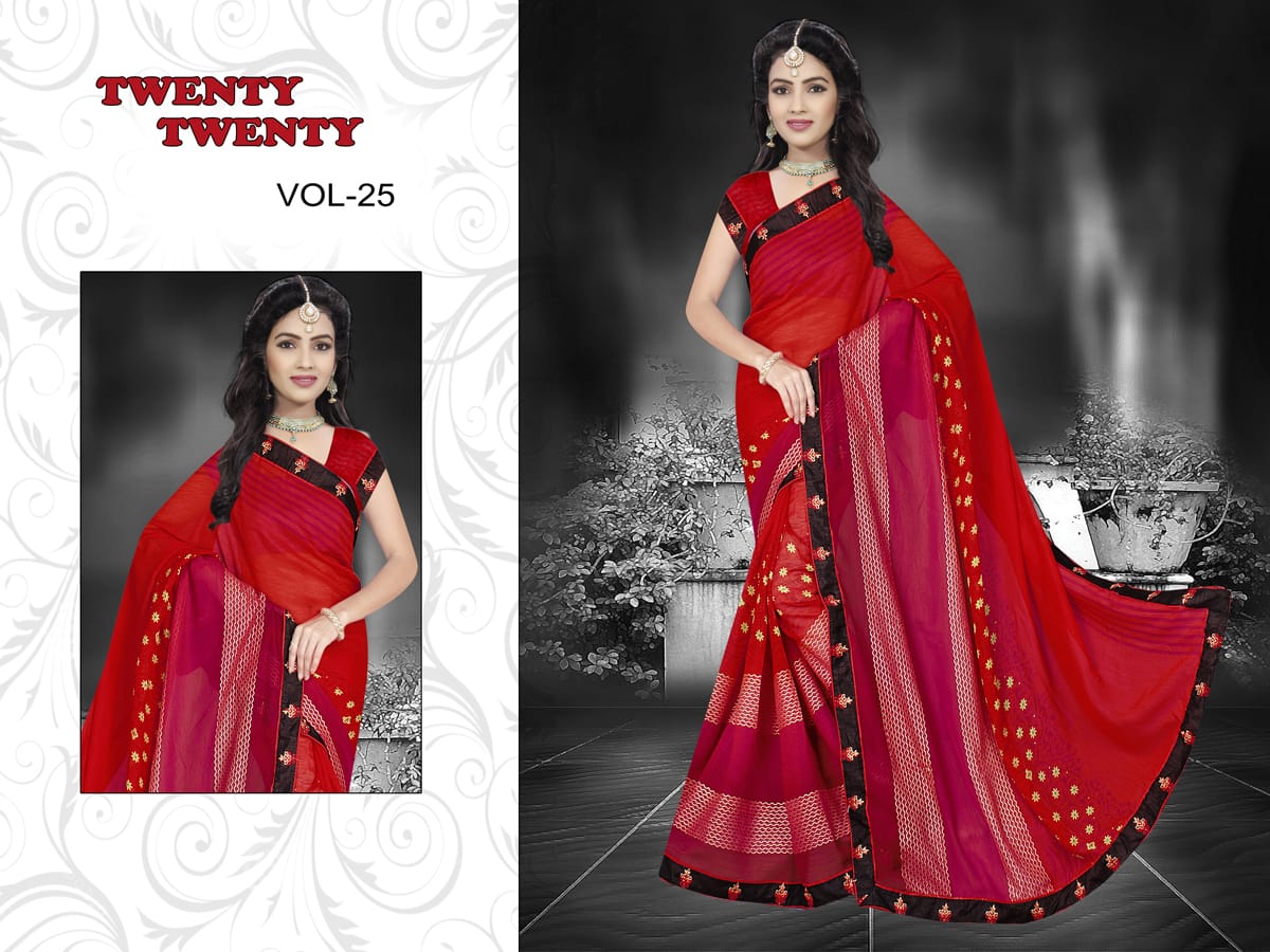 Twenty Twenty Vol 25 Rangoli Sarees Wholesale Supplier And Dealer Gujarat