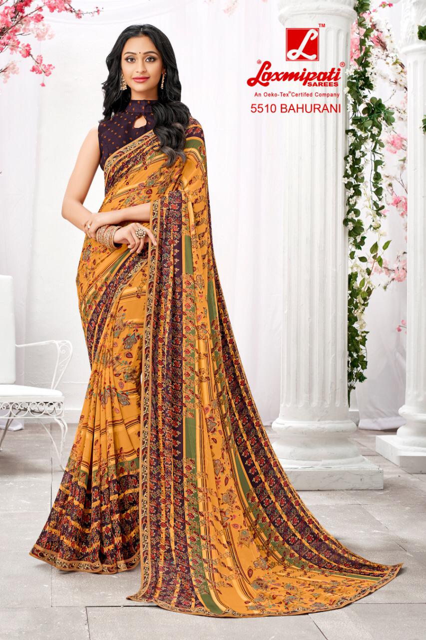 Nuriya By Laxmipati Georgette Printed Sarees Wholesale Supplier And Trader Gujarat