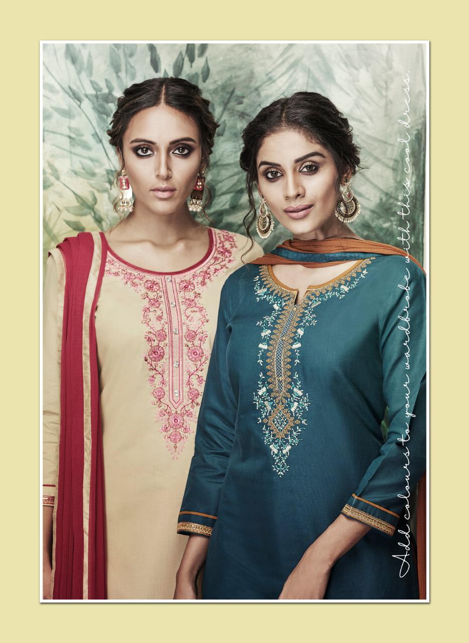 Sunshine Vol 4 By Kalarang Cotton Embroidered Suits Wholesale Supplier Surat