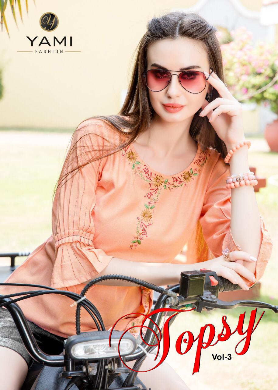 Topsy Vol 3 By Yami Fashion Western Tops Collection Wholesale Supplier And Dealer Surat