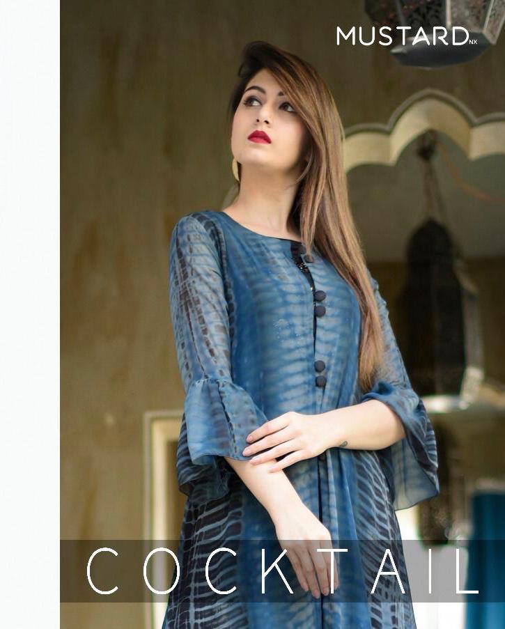 Cocktail By Mustard Nx Designer Party Wear Fancy Dresses Wholesale Supplier And Dealer Surat