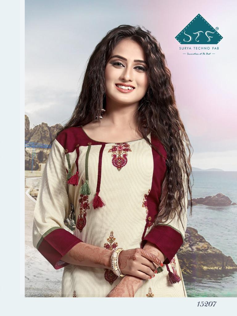 Kimaya By Stf Reyon Designer Kurtis Wholesale Supplier And Trader Surat