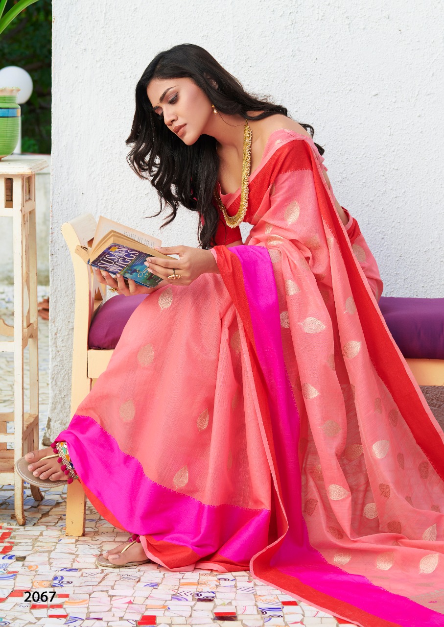 Kavya Silk By Nitya Nx Soft Linen Sarees Wholesale Supplier And Trader Surat