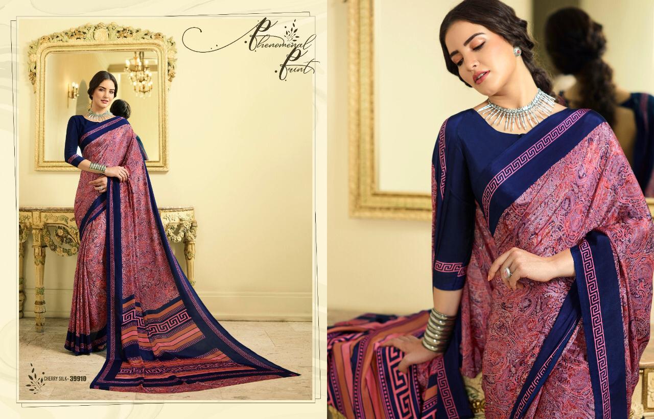 Pearl Cat 399 By Vipul Silk Printed Sarees Wholesale Supplier And Dealer India