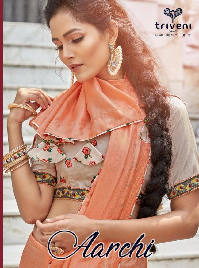 Aarchi By Triveni Fancy Sarees Wholesale Supplier And Dealer Surat