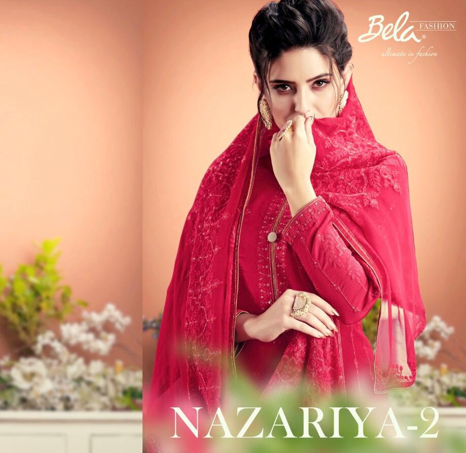 Nazariya 2 By Bela Series 909 To 917 Designer Party Wear Suits Wholesale Supplier Gujarat