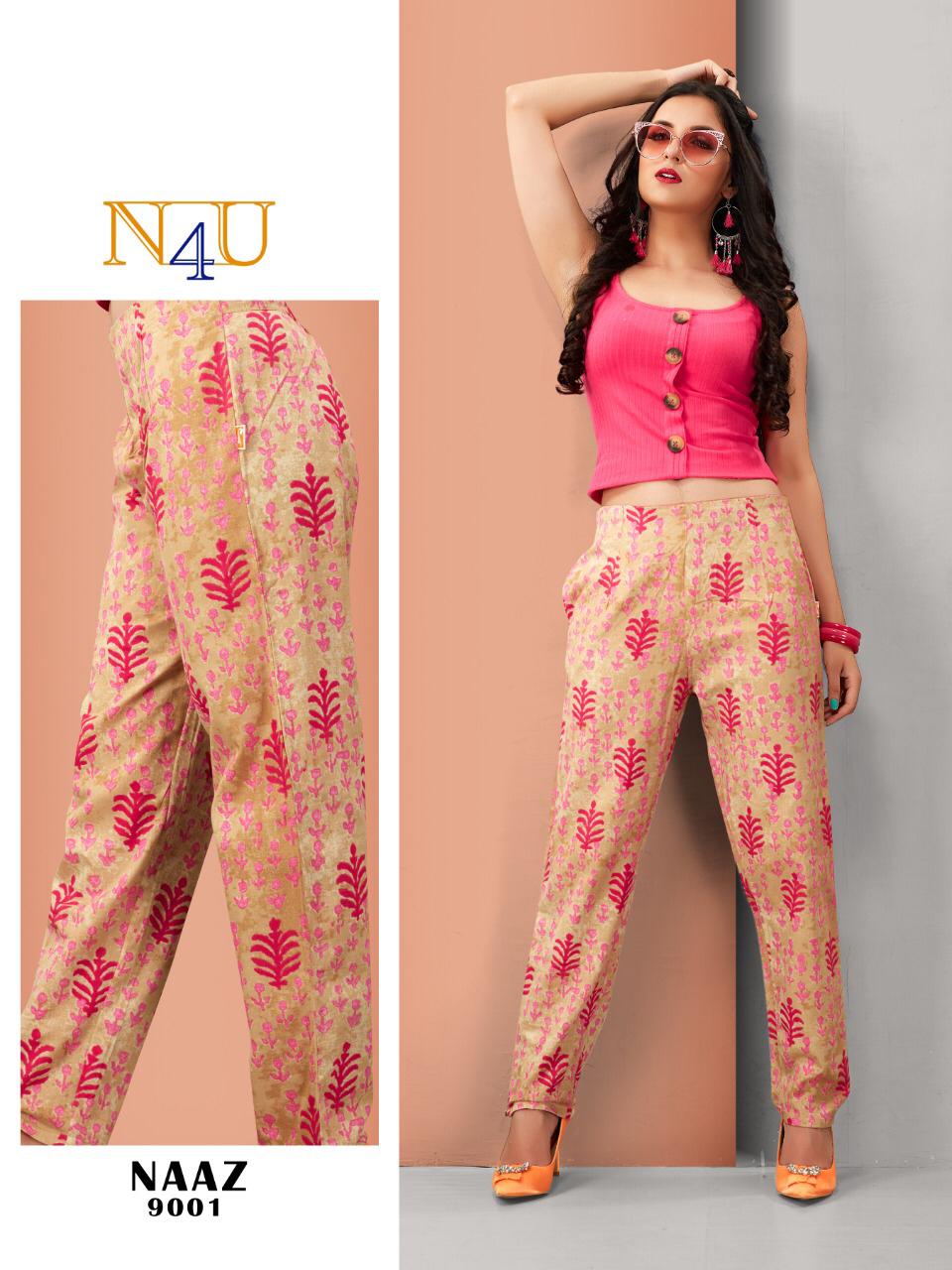 Naaz By N4u Flex Printed Pant  Wholesale Supplier And Trader Surat