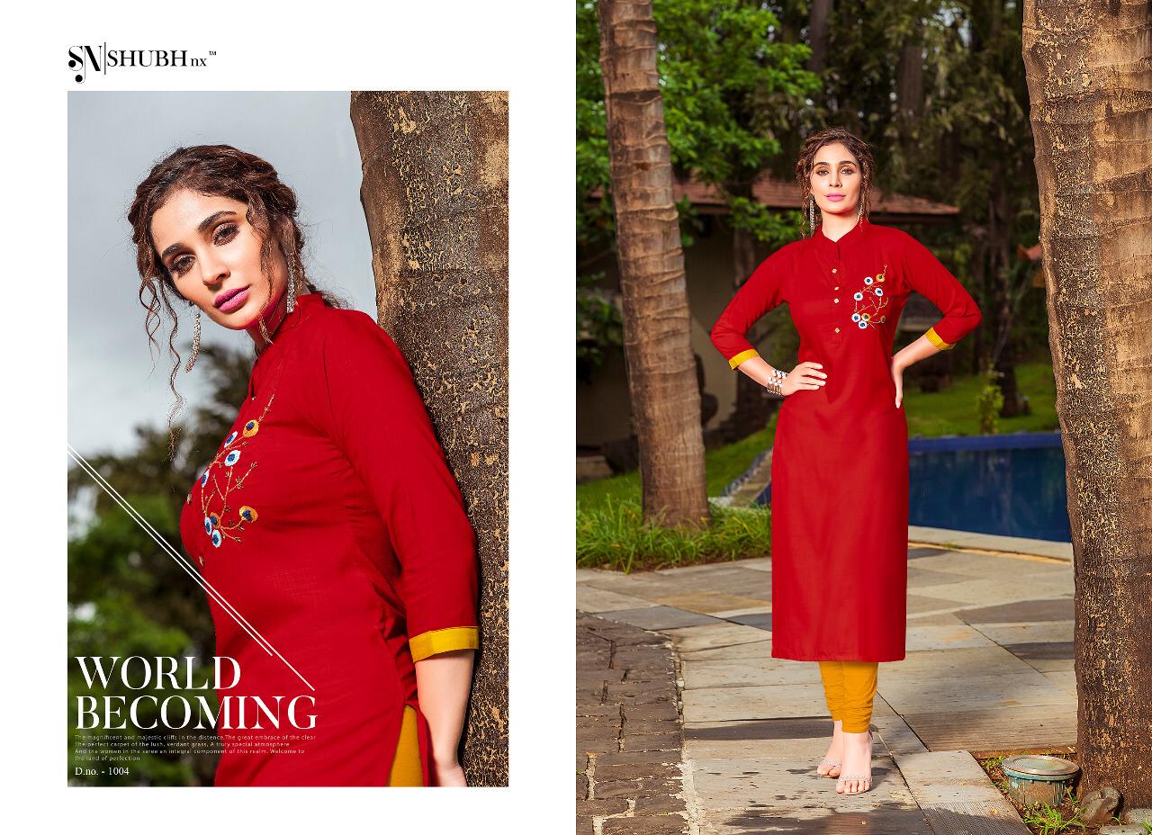 Vastra By Shubh Nx Reyon Kurtis Wholesale Supplier And Dealer Surat