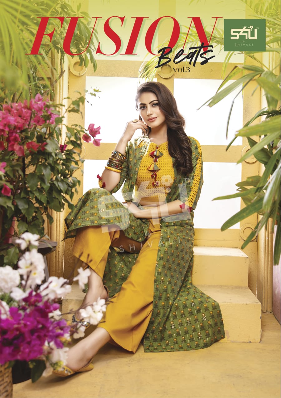 Fusion Beats Vol 3 By S4u Shivali Indo Western Dresses Wholesale Supplier Gujarat