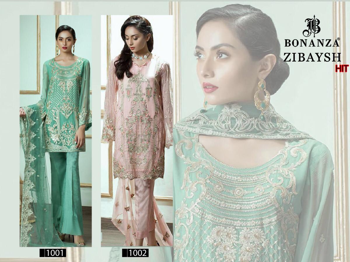 Zibayash Hit By Bonaza Trendz Pakistani Suits Wholesale Supplier Gujarat